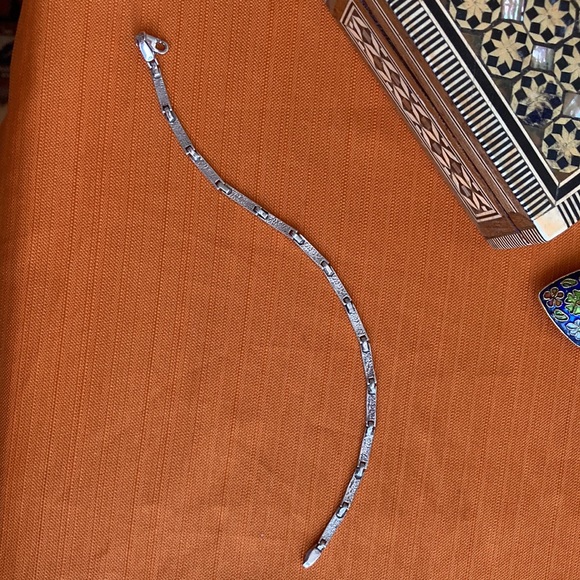 Silver 925 original stamped bracelet for men - Picture 11 of 11